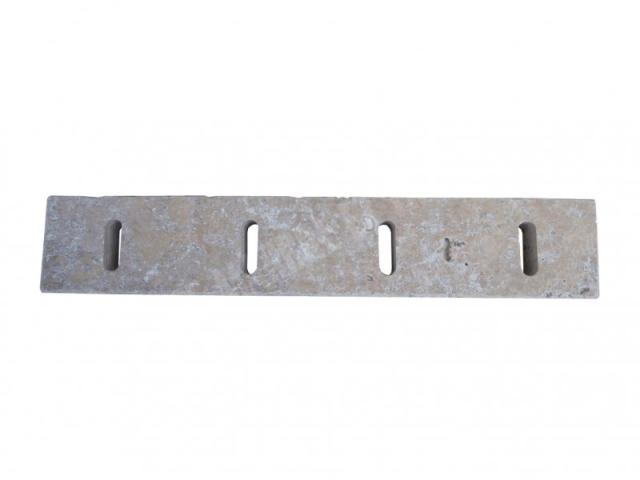 Photo Travertin Beige Grille Rainure 9x50 cm image 5/5