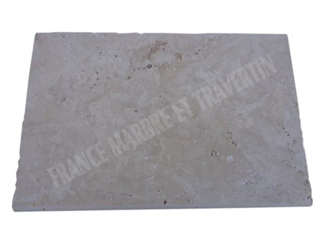 Photo Travertin Beige Nez de Marche Arrondi 40,6x61 cm image 5/5