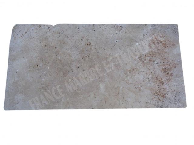 Photo Travertin Beige Nez de Marche Droit 30,5x61 cm image 5/5