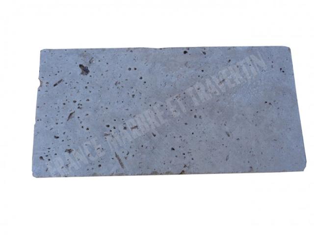 Photo Travertin Beige Nuancé Margelle de Piscine Bord Droit 30,5x61x10cm image 5/5