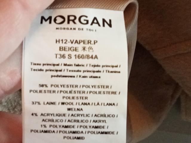 Photo Veste courte MORGAN beige clair image 5/6