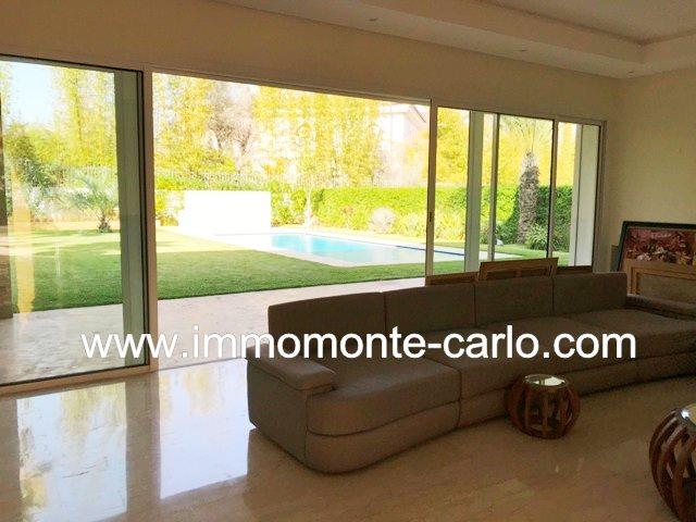Photo Villa neuve style moderne en location à Souissi Rabat image 5/6