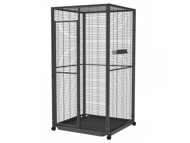 Photo Volière mobile 1x1x2 m pour perroquet cage perroquet Volière 1x1x2 m pour perroquet voliere perroque image 5/6