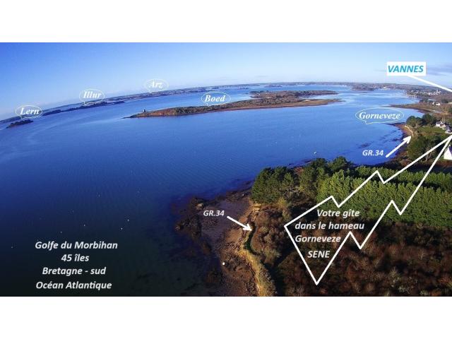 Photo Votre Gîte - bord de mer - Golfe Morbihan - Bretagne sud * 2 personnes image 5/6