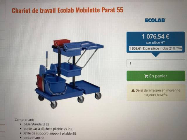 Photo 13 chariot de nettoyage Ecolab image 6/6
