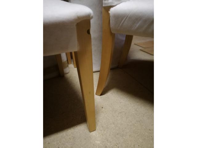 Photo 6 chaises Ikea blanches image 6/6
