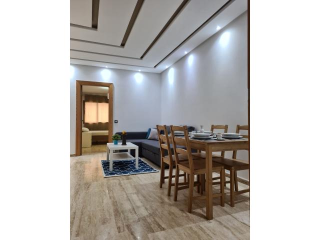 Photo À louer : Bel appartement meublé à Harhoura – Vue piscine image 6/6