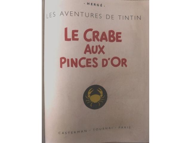 Photo ALBUM  TINTIN  LE CRABE   EO 1943 A 22 image 6/6