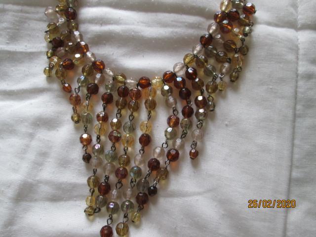 Photo Ancien Collier Perles Naturelle En Saphirs Et Argent image 6/6