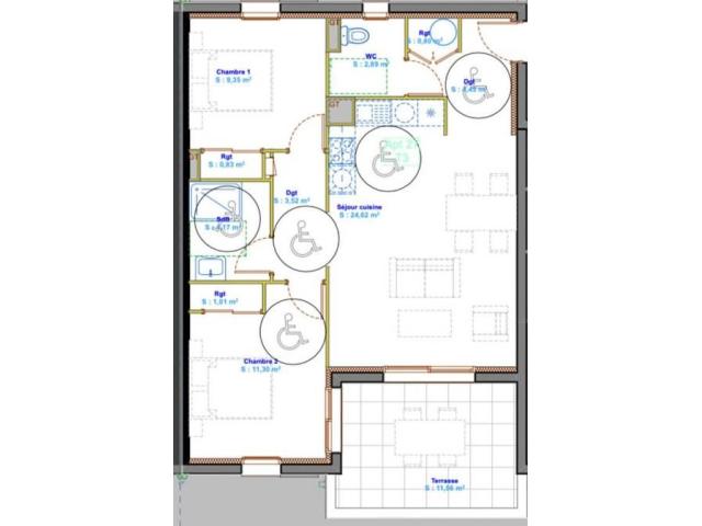 Photo Appartement 3 Pièces de 63m² dans un emplacement idéal image 6/6