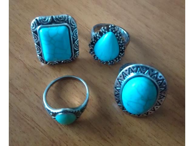 Photo Bagues bleues  turquoises image 6/6