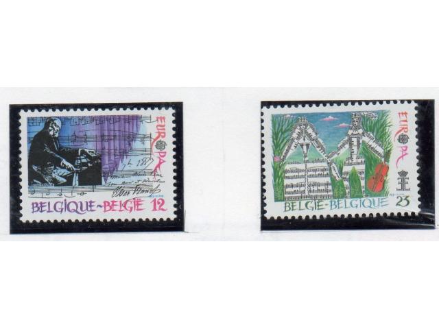 Photo Belgique timbres Europa 1980-1985 image 6/6