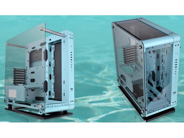 Photo Boîtier PC Thermaltake Core P6 TG Turquoise image 6/6