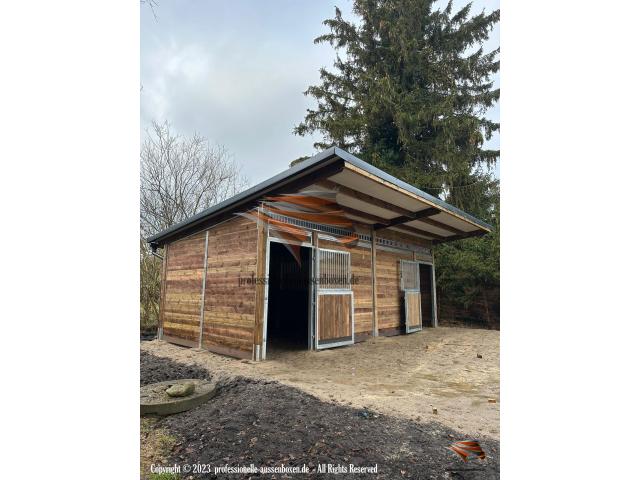Photo Box Extérieur Pour Chevaux et Construire Une Écurie, Box Pour Chevaux image 6/6