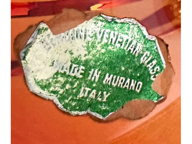 Photo Coupe en verre de Murano rouge image 6/6