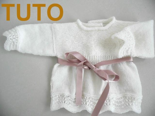 Photo Explication TUTO trousseau layette bébé tricot laine image 6/6