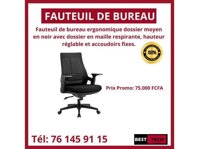 Photo FAUTEUILS  & TABLE DE BUREAU DE QUALITE DISPONIBLE image 6/6