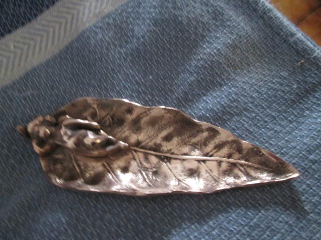 Photo Feuille Ange En Bronze image 6/6