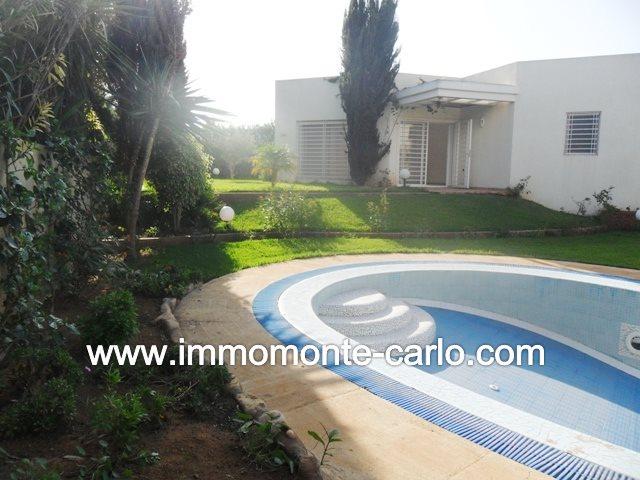 Photo location d’une villa avec chauffage et piscine à Souissi image 6/6