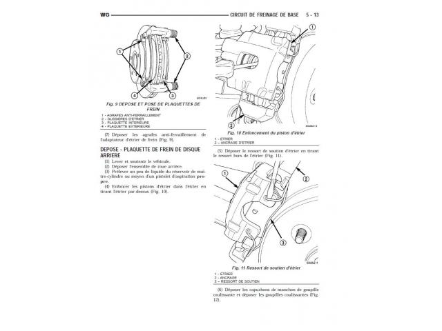 Photo manuel atelier entretien réparation technique Jeep Grand Cherokee WG - WJ - Fr image 6/6