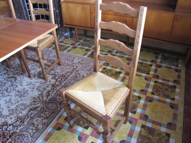 Photo meubles de salle à manger 1970 table et 6 chaises image 6/6