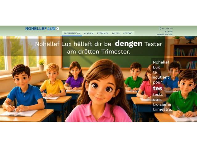 Photo Nohëllef Grondschoul Lycée - nohelleflux.lu - Appui école fondamentale lycée image 6/6