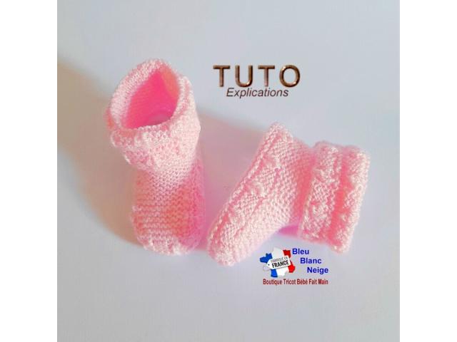 Photo Patron tricot bb FACILE modèle layette bébé image 6/6