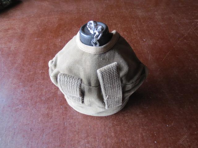 Photo Pelle et porte gourde US Vietnam Pacifique WWII militaria abl image 6/6