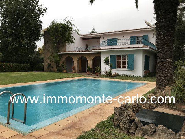 Photo Superbe villa avec piscine à louer au quartier  Souissi image 6/6