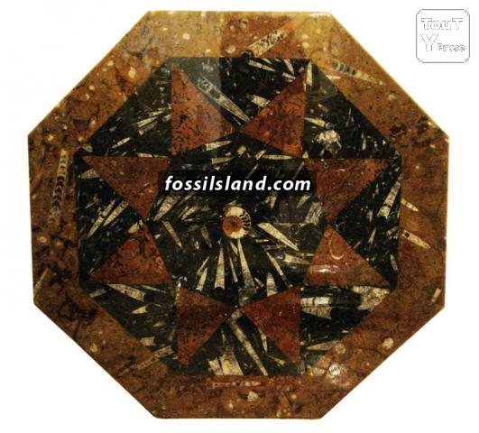 Photo Tables en pierre d Erfoud  riche en fossiles préhistoriques: image 6/6