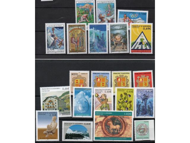 Photo Timbres d' Andorre années complètes image 6/6