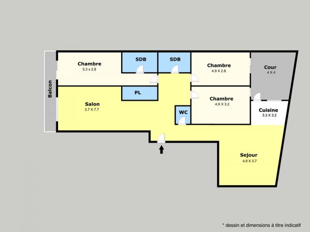 Photo Trés bel appartement à vendre - Gauthier image 6/6