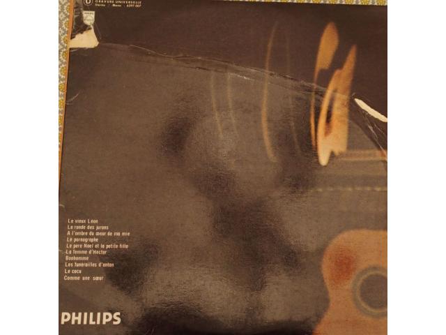 Photo Vinyl Georges BRASSENS  Vol 5 image 6/6