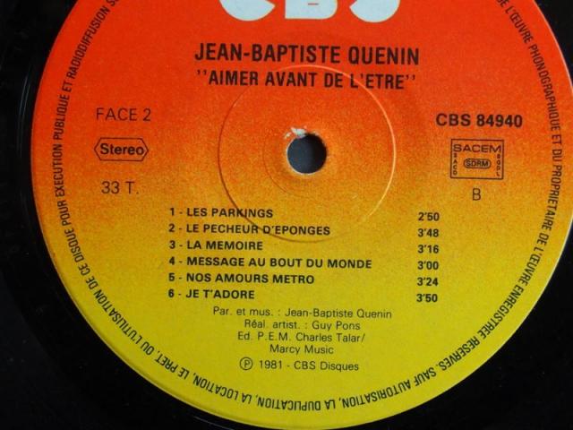 Photo Vinyl Jean Baptiste QUENIN image 6/6